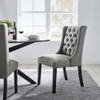 Modway Baronet Button Tufted Fabric Dining Chair EEI-2235