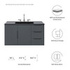 Modway Vitality 36" Bathroom Vanity Cabinet (Sink Basin Not Included) EEI-4894