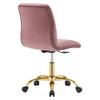 Modway Ripple Armless Performance Velvet Office Chair EEI-4972