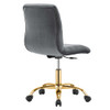 Modway Ripple Armless Performance Velvet Office Chair EEI-4972