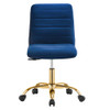 Modway Ripple Armless Performance Velvet Office Chair EEI-4972