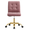 Modway Prim Armless Performance Velvet Office Chair EEI-4973