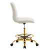 Modway Ripple Armless Performance Velvet Drafting Chair EEI-4976