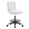 Modway Prim Armless Vegan Leather Drafting Chair EEI-4979