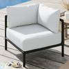 Modway Hanalei Outdoor Patio Corner Chair EEI-5019-IVO-WHI