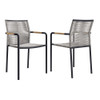 Modway Serenity Outdoor Patio Armchairs Set of 2 EEI-5036-LGR