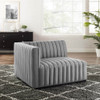 Modway Conjure Channel Tufted Upholstered Fabric Left-Arm Chair EEI-5491