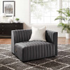 Modway Conjure Channel Tufted Performance Velvet Right-Arm Chair EEI-5492