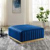 Modway Conjure Channel Tufted Performance Velvet Ottoman EEI-5507