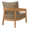 Modway Brisbane Teak Wood Outdoor Patio Armchair EEI-5602