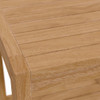 Modway Carlsbad Teak Wood Outdoor Patio Side Table EEI-5607-NAT