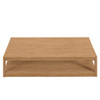 Modway Carlsbad Teak Wood Outdoor Patio Coffee Table EEI-5608-NAT