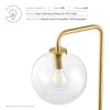 Modway Silo Glass Globe Glass and Metal Floor Lamp EEI-5616