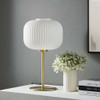 Modway Reprise Glass Sphere Glass and Metal Table Lamp EEI-5622