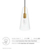 Modway Beacon 1-Light Pendant Light EEI-5644