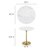 Modway Lippa 20" Round Artificial Marble Side Table EEI-5685