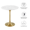 Modway Lippa 20" Round Artificial Marble Side Table EEI-5685