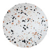 Modway Lippa 20" Round Terrazzo Side Table EEI-5687-GLD-TER