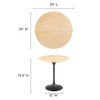 Modway Lippa 20" Round Side Table EEI-5689