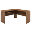 Modway Venture L-Shaped Wood Office Desk EEI-5703-WAL