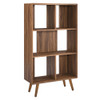Modway Transmit 31" Wood Bookcase EEI-5743-WAL