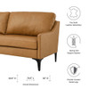 Modway Corland Leather Sofa EEI-6018