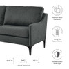 Modway Corland Upholstered Fabric Sofa EEI-6019