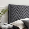 Modway Mercy Chevron Tufted Performance Velvet Twin Headboard MOD-6658