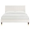 Modway Yasmine Channel Tufted Performance Velvet Queen Platform Bed MOD-6972