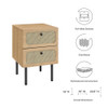 Modway Chaucer 2-Drawer Nightstand MOD-7063