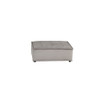 Lilola Home Anna Light Gray Velvet 4-Seater Modular Sofa 81403-4A
