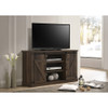 Lilola Home Asher Dark Dusty Brown 54" Wide TV Stand with Sliding Doors and Cable Management 97003
