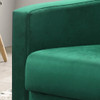Lilola Home Hale Green Velvet Accent Armchair with Tufting 89005GN
