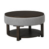 Lilola Home Jonah Light Brown MDF Lift Top Coffee Table with Shelf 98008
