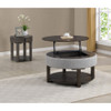 Lilola Home Jonah 2 Piece Light Brown MDF Lift Top Coffee and End Table Set 98008-EC
