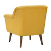 Lilola Home Shelby Yellow Woven Fabric Oversized Armchair 88867YW
