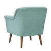 Lilola Home Shelby Aquamarine Teal Woven Fabric Oversized Armchair 88867TL
