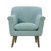 Lilola Home Shelby Aquamarine Teal Woven Fabric Oversized Armchair 88867TL
