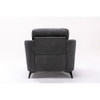 Lilola Home Callie Gray Velvet Fabric Chair 89727-C
