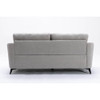 Lilola Home Callie Light Gray Velvet Fabric Sofa 89727LG-S
