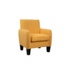 Lilola Home Alyssa Yellow Linen Accent Armchair 889006