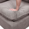 Lilola Home Madison Light Gray Fabric Sofa Couch 81400-3