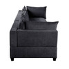 Lilola Home Madison Dark Gray Fabric Sofa Couch 81401-3