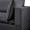 Lilola Home Madison Dark Gray Fabric Sofa Loveseat Living Room Set 81401-5