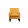 Lilola Home Mia Yellow Linen Accent Armchair 89006