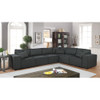 Lilola Home Janelle Modular Sectional Sofa in Dark Gray Linen 89117-3