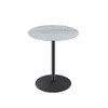 Lilola Home Circa End Table with Gray Marble Textured Top  98025