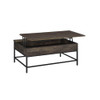 Lilola Home Cliff MDF Brown Lift Top Coffee Table  98042