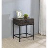 Lilola Home Cliff 2 Piece Brown MDF Lift Top Coffee and End Table Set  98042-EC