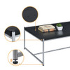 Lilola Home Lennox 3 Piece Black Coffee and End Table Set  98041